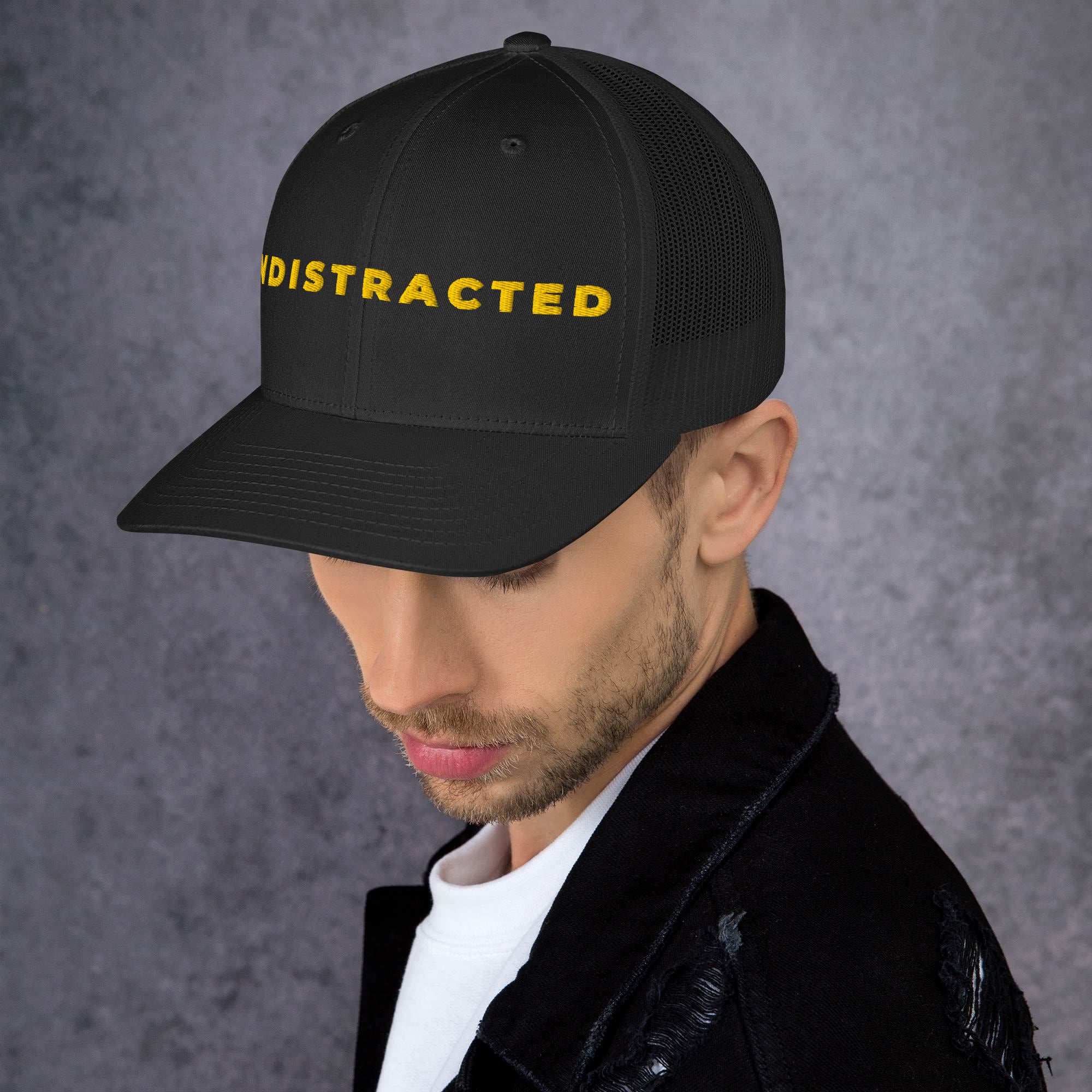 UNDISTRACTED Trucker Hat – Touré Roberts Shop